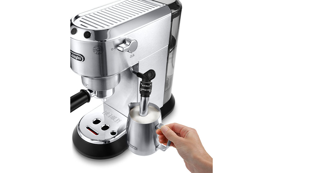 Delonghi dedica style metal pump coffee machine core technology features 2